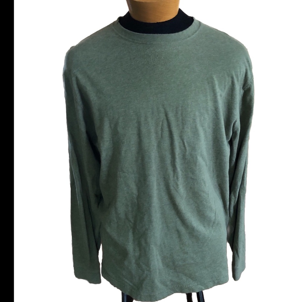 L.L. Bean Men's Carefree Long Sleeve Tee Shirt - Traditional Fit size large